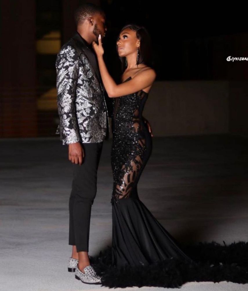 Black Prom Dress with Date