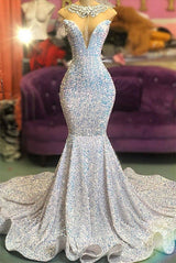 Glamorous Long Sequins Mermaid Evening Prom Dress Online-showprettydress