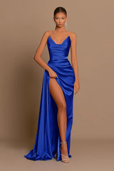 Showprettydess Amazing Blue Mermaid Strapless Prom Dress, Unique Style for Party-showprettydress